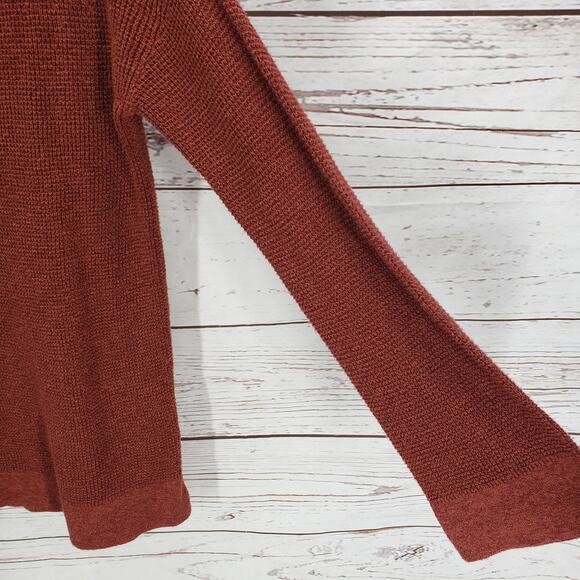 American Eagle Women's Amber Knit Jegging Fit Lace Up Sweater Size Medium - Picture 8 of 13